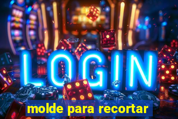 molde para recortar